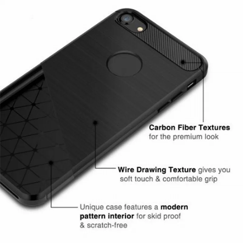 Portefeuille For iPhone Case Ultra Slim TPU Shockproof Protective Cover for 6 Plus 6S 7 5 5S SE Rugged Armor Accessories |