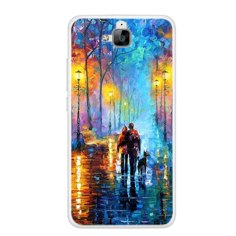 

Honor 4C Pro Case For Huawei Honor 4C Pro Cover Soft TPU Silicone Cute Cartoon Painting Cover For Huawei Y6 Pro TIT-L01 TIT-U02