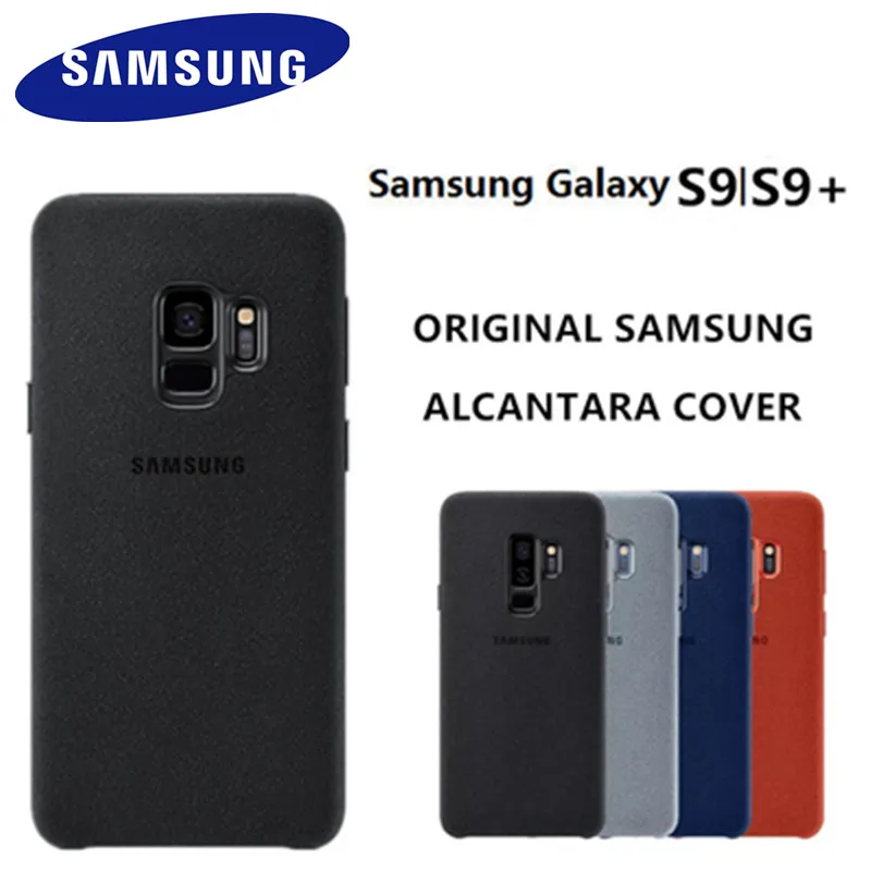 Оригинальные Подлинная samsung Алькантара Роскошный кожаный чехол для Galaxy S9 плюс +