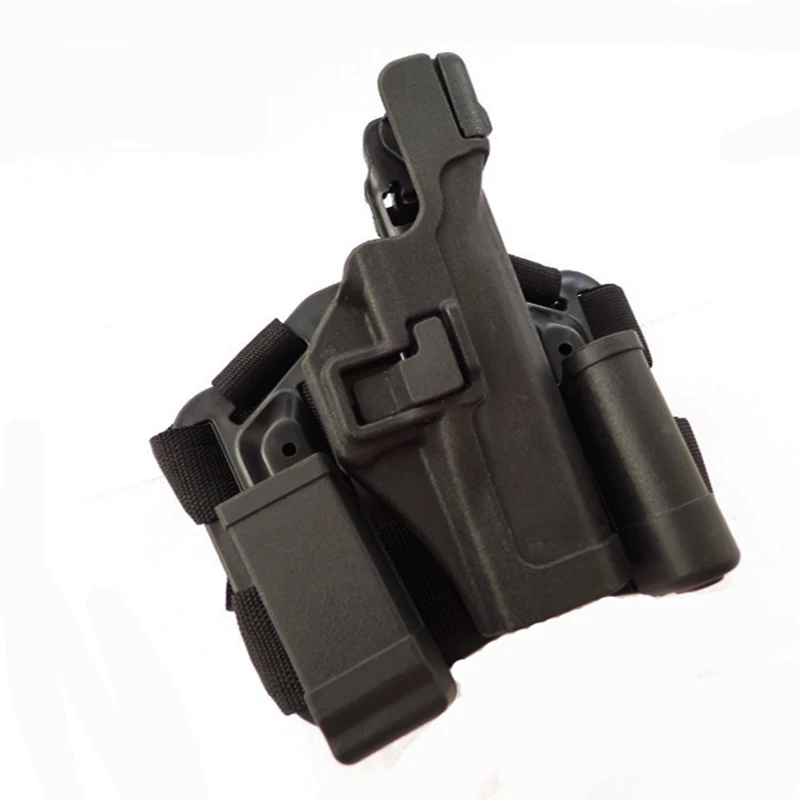 Тактический пистолет кобура для Glock 17 19 22 23 31 правая рука пистолет охотничье оружие gunsoft аксессуары военный Быстрый падение ноги кобура