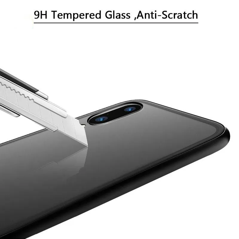 Магнитная Адсорбция для OPPO R15 R17 Pro R11 Plus R11S чехол из закаленного стекла с