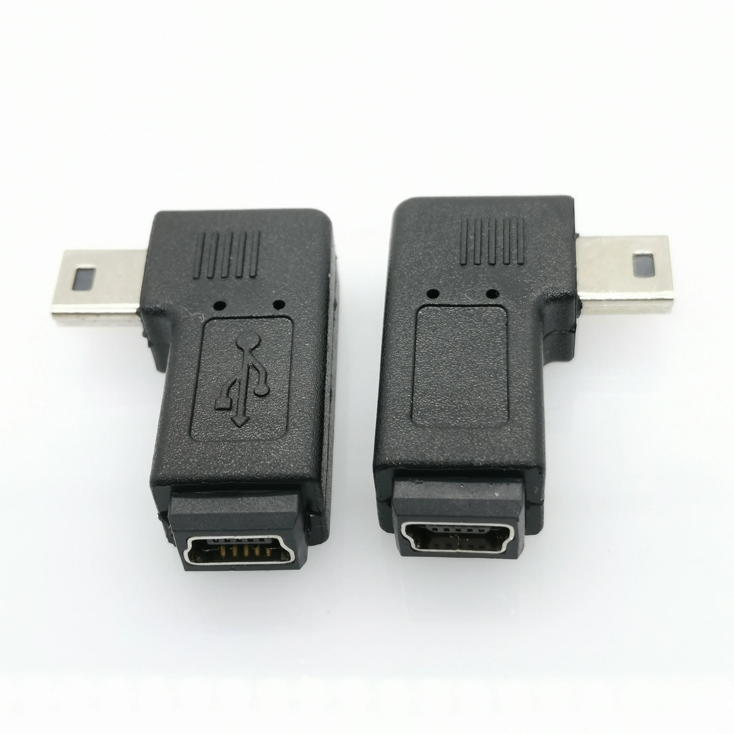 Мини USB 3. 0 5P штекер гнездо M F удлинитель 90 градусов левый и правый