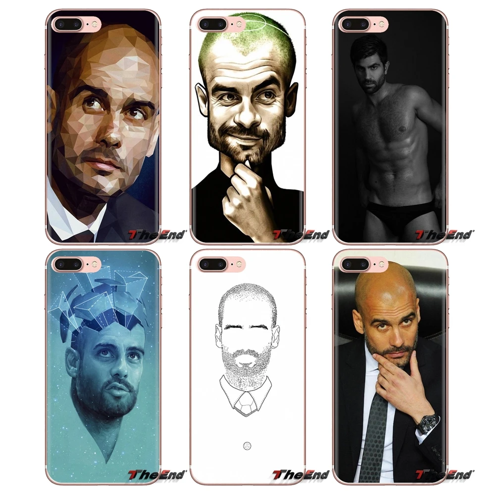 Прозрачный чехол из ТПУ для Samsung Galaxy S3 S4 S5 Mini S6 S7 Edge S8 S9 S10 Plus Note 3 4 5 8 9 World Soccer Coach Pep