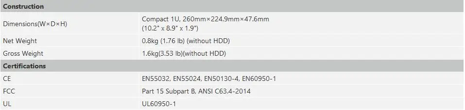 Dahua NVR2104HS-P-4KS2 4CH с 4 Poe NVR2108HS-8P-4KS2 8CH с 8 POE портами поддержка 8MP разрешение 4K сетевой видеорегистратор