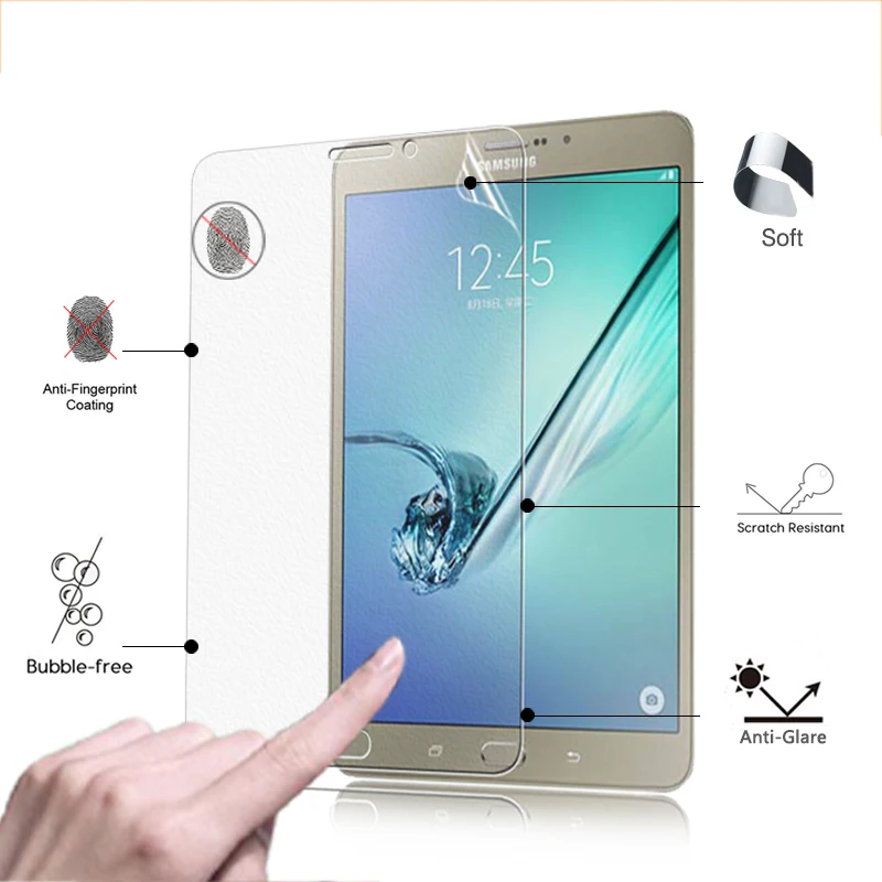 Лучшая Антибликовая матовая защитная пленка для экрана Samsung GALAXY Tab S2 T710 T715 8 0 &quot