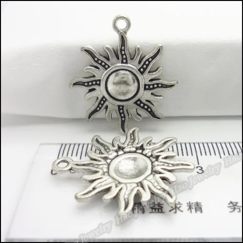 70 шт. винтажные подвески в виде солнца подвеска тибетский серебряный сплав цинка