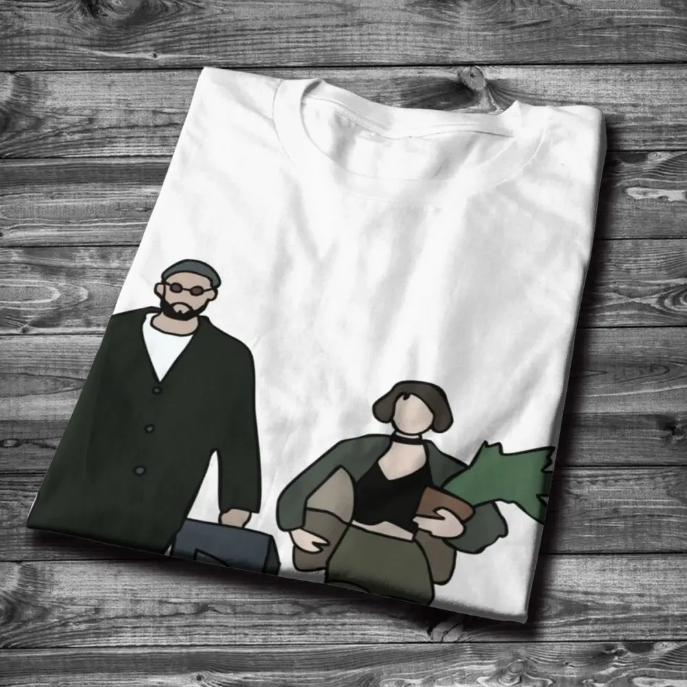 Футболка с круглым вырезом Leon The Professional Fun новинка 2019 Мужская футболка из