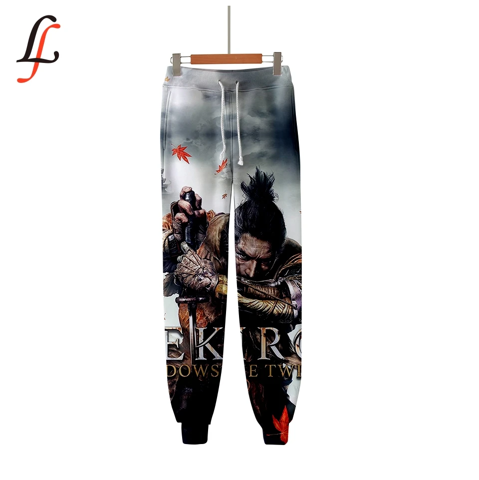 New Hip Kpop Fashion Casual Jogger Pants SEKIRO Shadows Die Twice 3D modis Warm fashion Slim unisex Oversize |