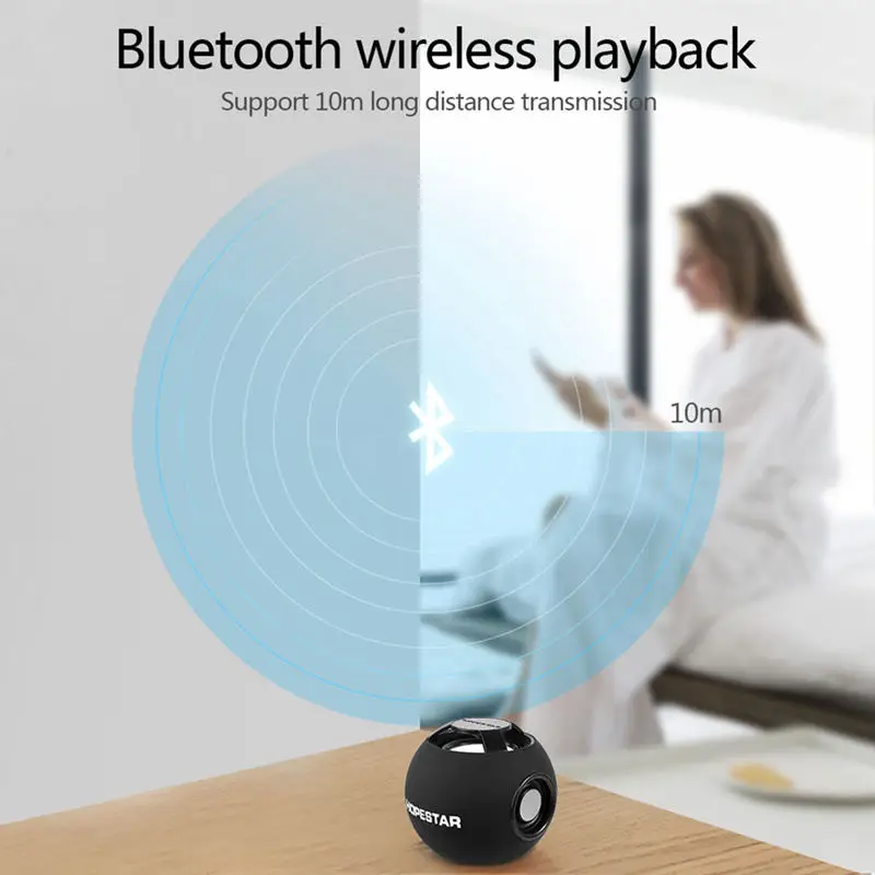 Hopestar H46 округлый дизайн Bluetooth динамик три ударная пленка беспроводной открытый