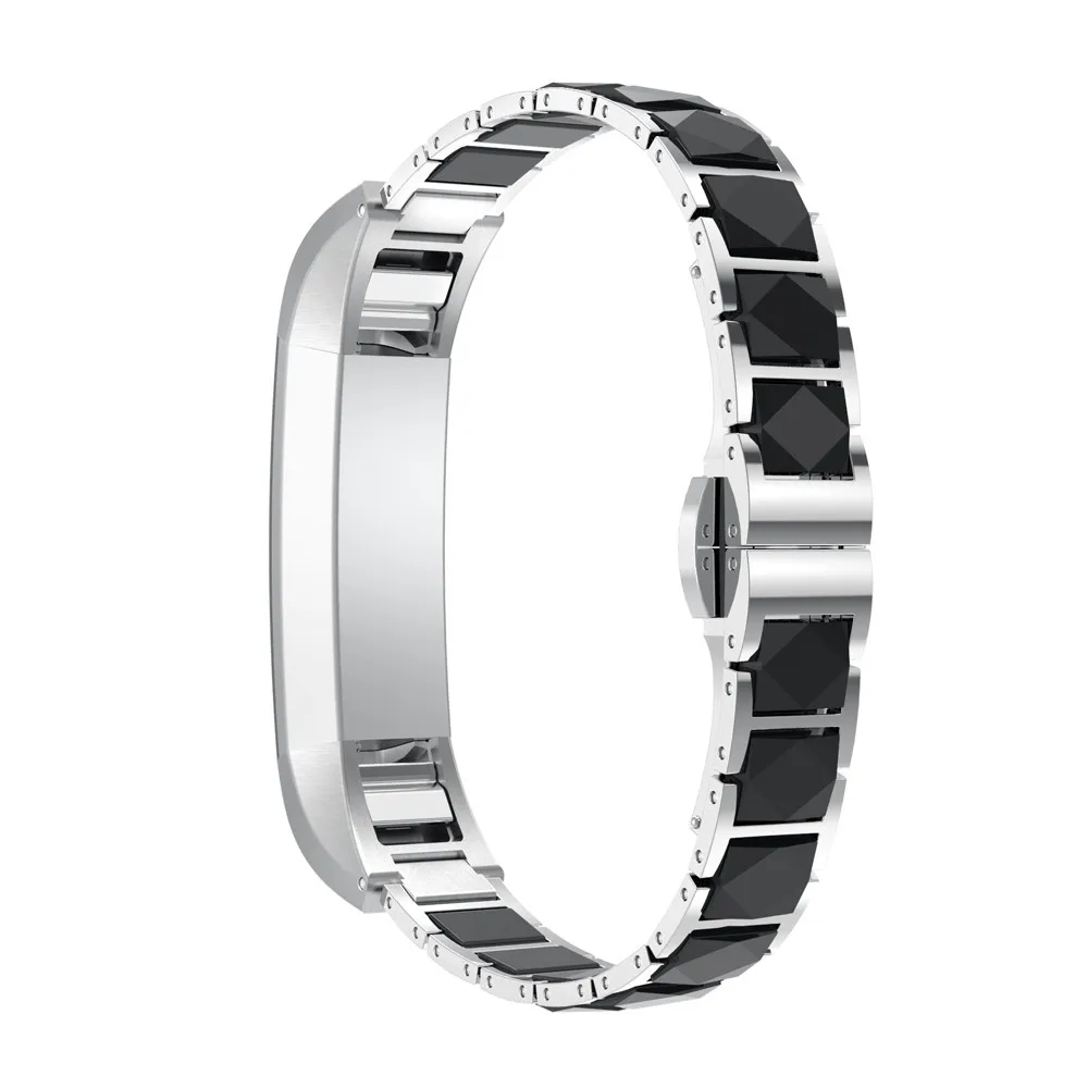 HIPERDEAL Нержавеющая сталь часы ремешок браслет застежка Замена для Fitbit Alta HR 15J Прямая