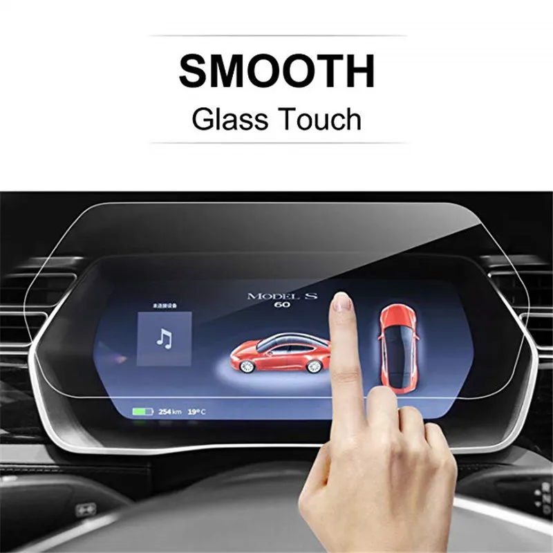 2019 New 12.3 Inch Instrument Panel Tempered Glass Screen Protector for Tesla Model S X | Автомобили и мотоциклы