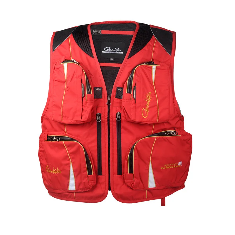 Новинка 2019 жилет для отдыха и рыбалки с несколькими карманами износостойкий