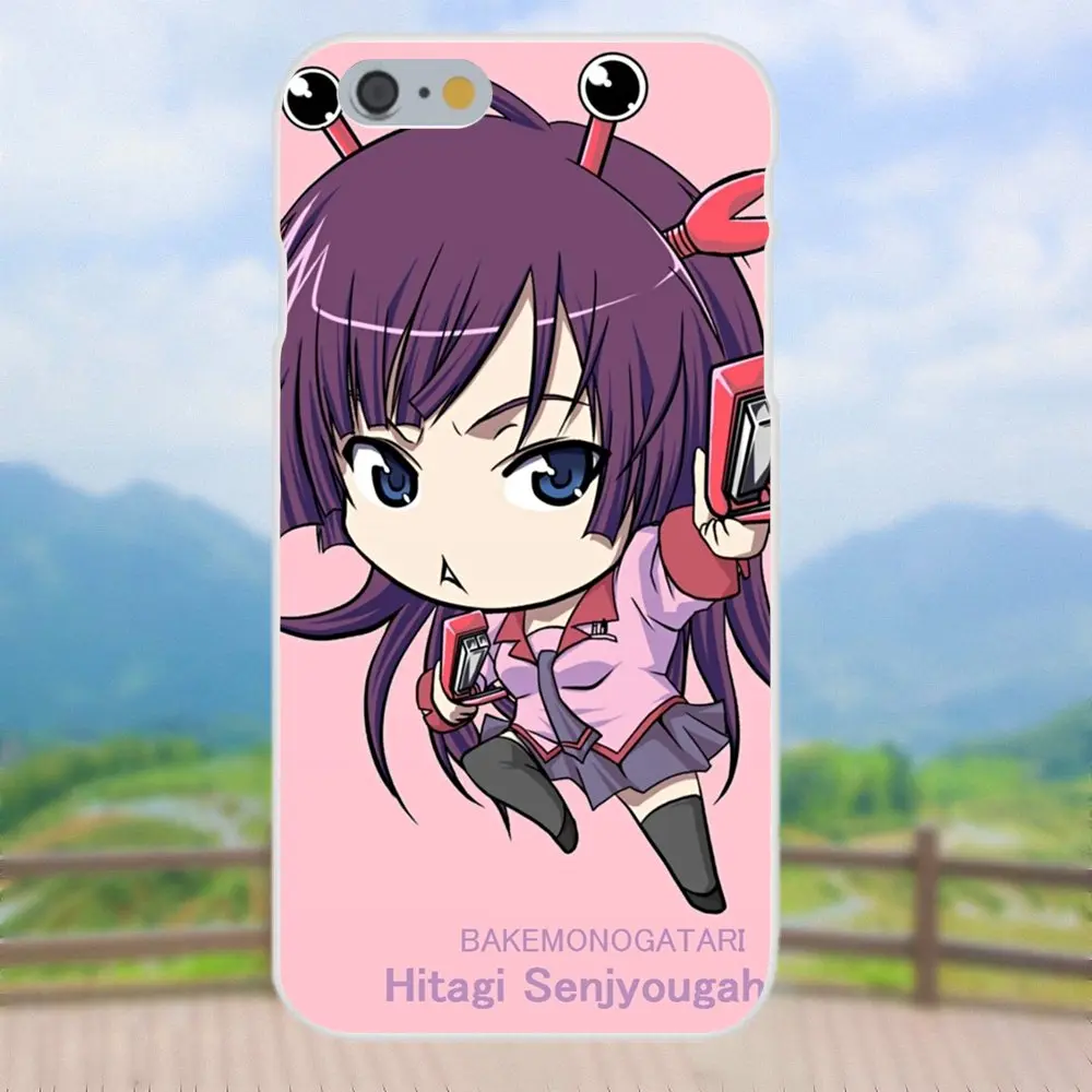Для samsung Galaxy Note 5 8 9 S3 S4 S5 S6 S7 S8 S9 S10 mini Edge рlus Lite чехол аниме Senjougahara Hitagi