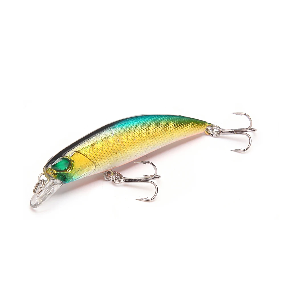 1 шт. Рыболовная Приманка Minnow лазерный жесткая искусственная приманка 3D глаза 6 5