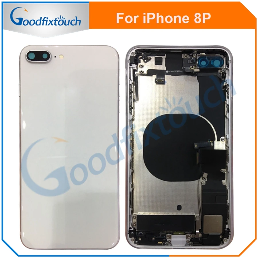 Для iPhone 8 Plus P задняя средняя рамка корпус полный крышка батарейный отсек с гибким