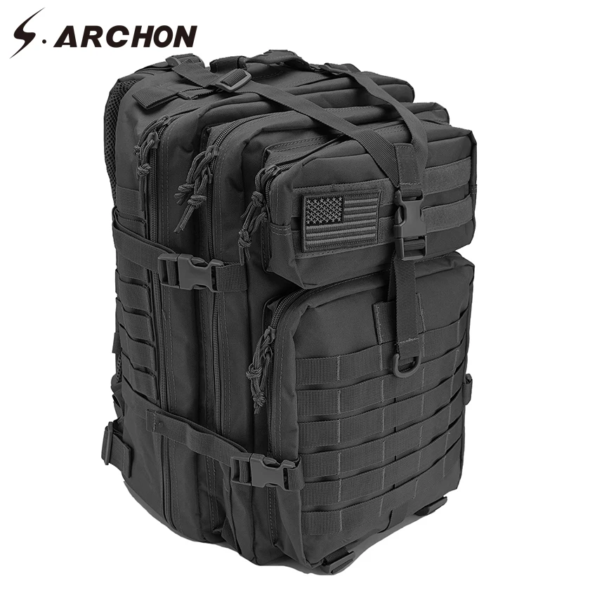 Военный Рюкзак S.ARCHON 34L штурмовая сумка большой вместимости армейская