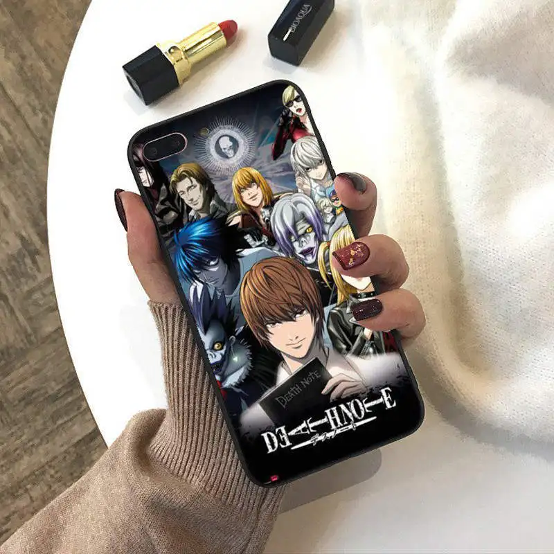 Death Note, мягкий черный силиконовый чехол из ТПУ для телефона Ryuk kira, чехол для телефона iPhone XS MAX 8, 7, 6, 6S Plus, X, 5, 5S, SE, чехол, Fundas Capa