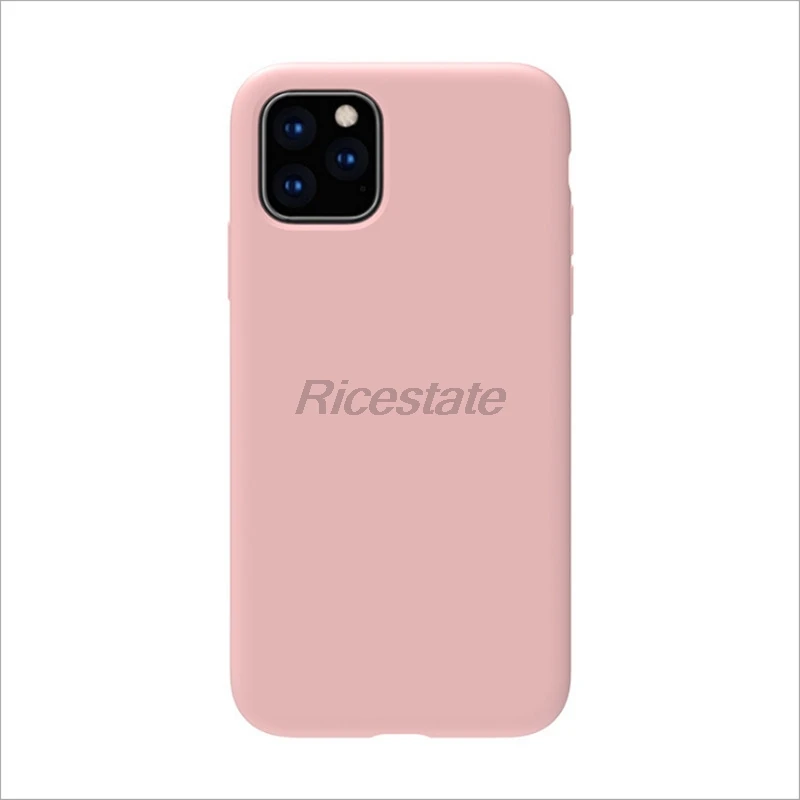 Матовый Силиконовый чехол карамельного цвета для iPhone 11Pro 11 Pro Max 12 mini MAX задняя