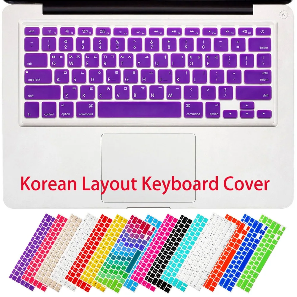 Для Macbook Air 13 Pro 15 17 с Retina силиконовая наклейка на клавиатуру защитная пленка