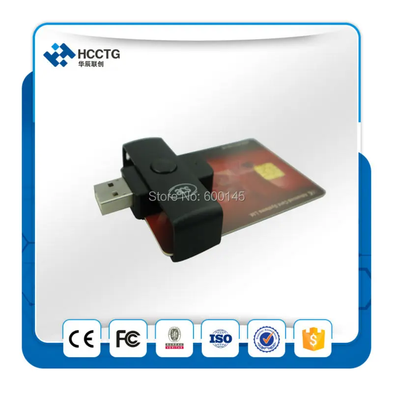 Портативный считыватель смарт карт PocketMate II для подключения ACR38U N1|card reader|smart card