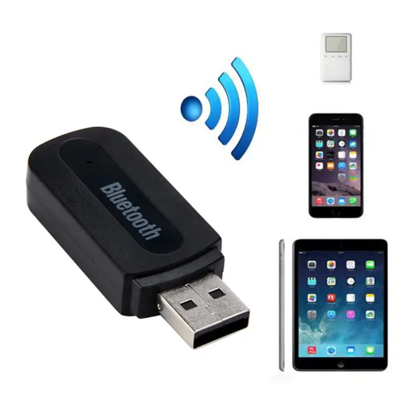 USB Bluetooth музыкальный приемник адаптер 3 5 мм стерео аудио для iPhone Feb 8|3.5mm stereo|adapter