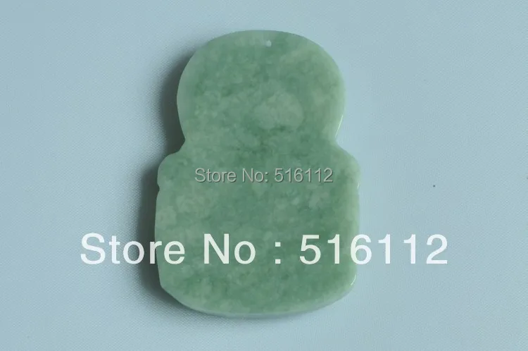 High Quality jewelry Burma GUANGONG Pendant Craving Jadeite Big Stone Necklace |