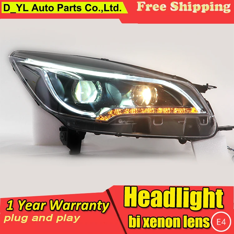 Стайлинг автомобиля светодиодный ная фара для Ford Kuga фары 2013-2015 L H7 hid Q5