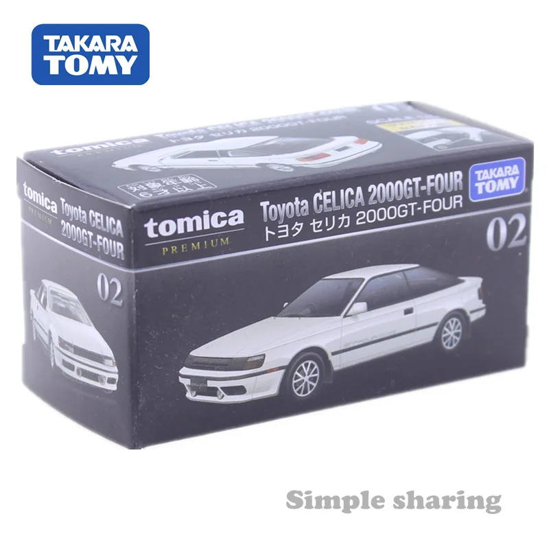 Takara Tomy Tomica Тойота селика 2000 GT FOUR 1: 60 Премиум № 02 для автомобиля популярные детские