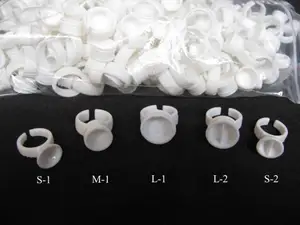 Одноразовые кольца-держатели для клея для ресниц, поддон для наращивания ресниц, кольца для клея для ресниц, чашка, Инструменты 100