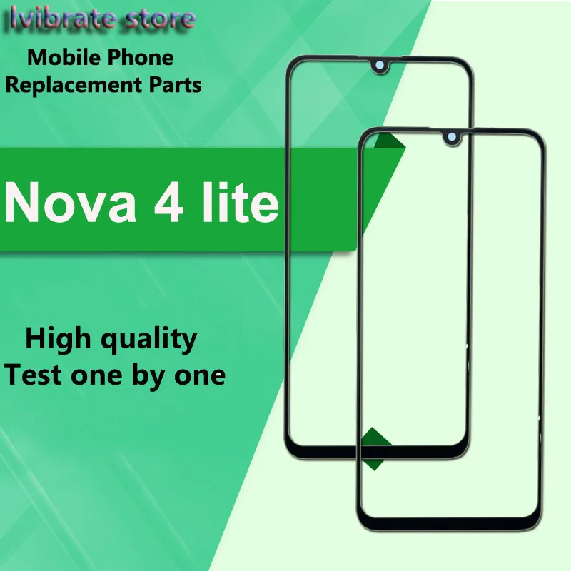 

Передняя внешняя стеклянная линза для Huawei Nova 4 lite, сенсорная панель, замена экрана Nova4lite, нови4 lite, ЖК сенсорный стеклянный дигитайзер