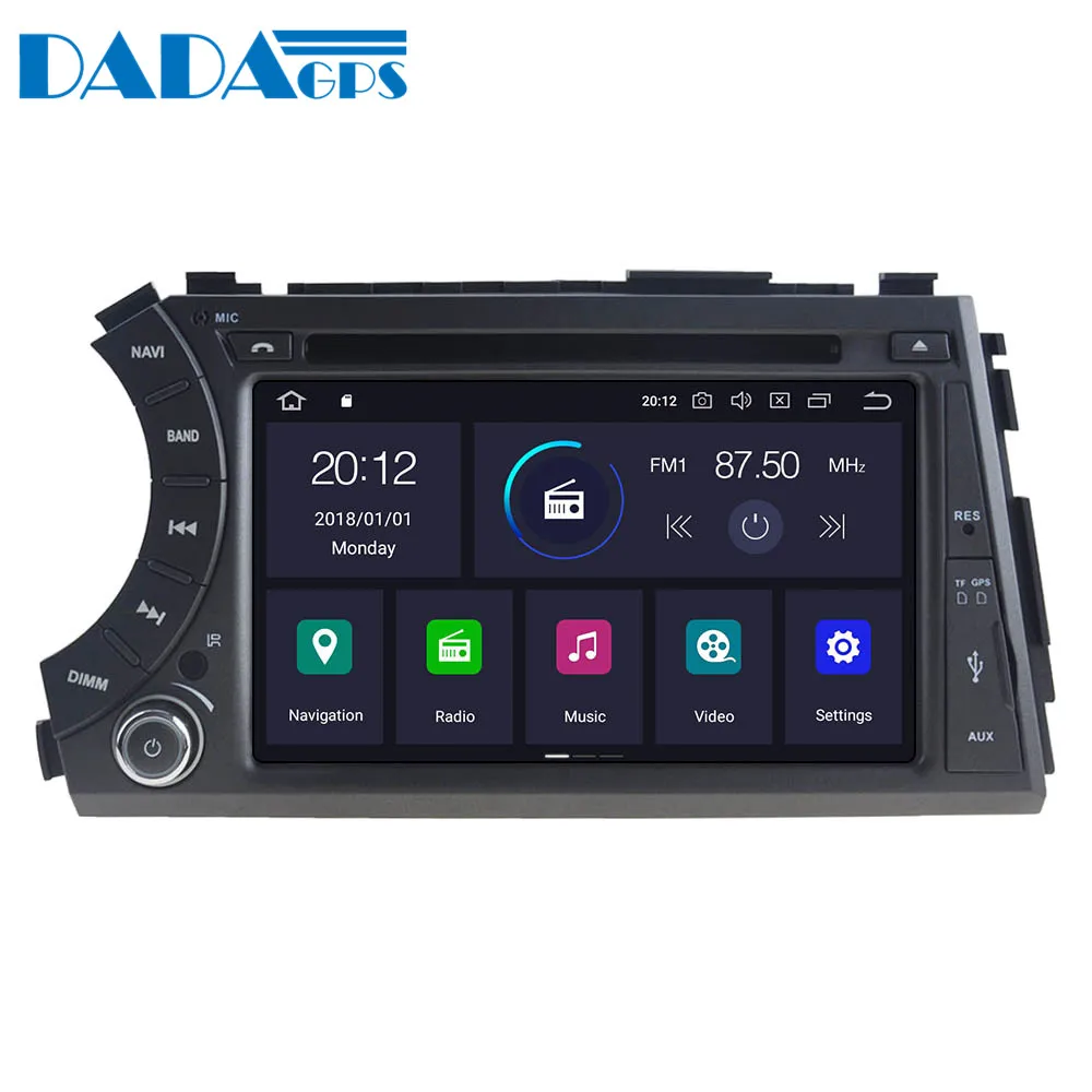 Android 9 0 4G ОЗУ DSP IPS AV выход автомобильный GPS для Ssang yong Ssangyong Actyon Kyron dvd плеер Радио
