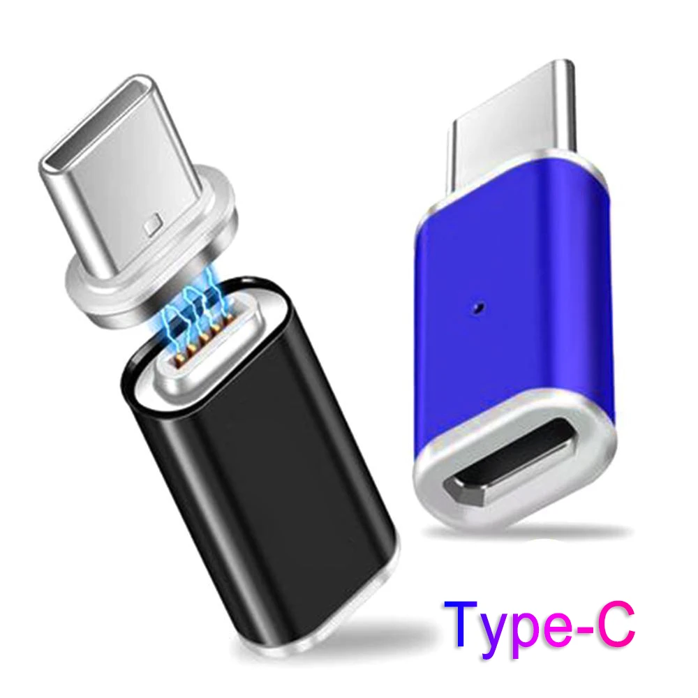 Магнитный кабель USB Type C к магнитному адаптеру для Macbook Samsung s8 s9 Plus 5 5T 6 с разъемом