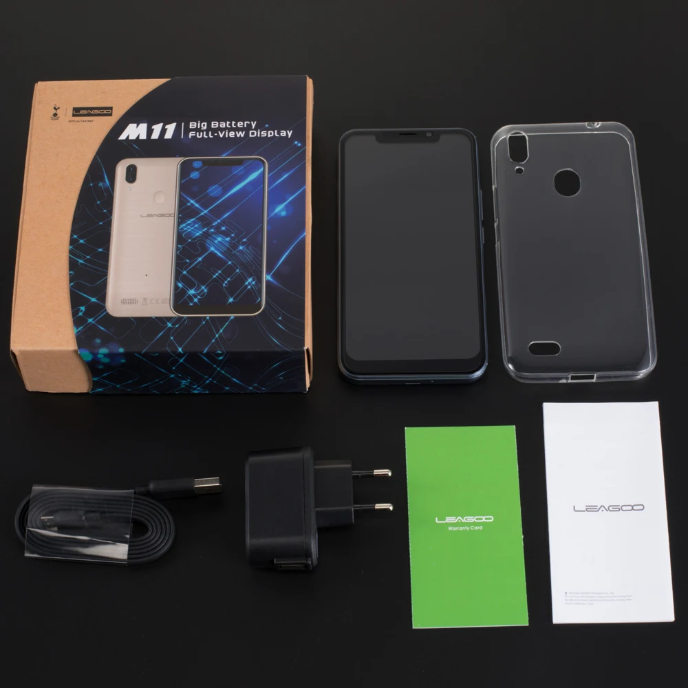 LEAGOO M11 смартфон с четырёхъядерным процессором MTK6739 ОЗУ 2 Гб ПЗУ 16 Android 8 1 6 18 дюйма 4000