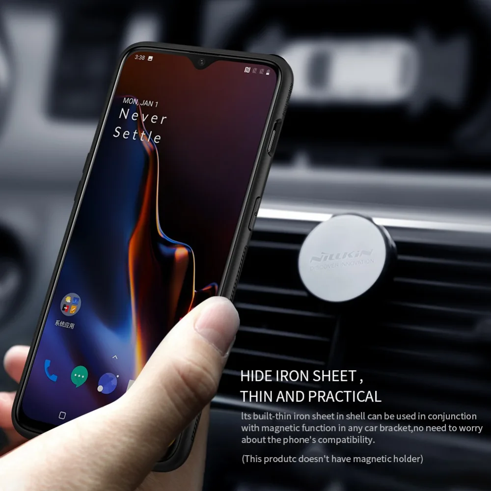 Магнитный чехол для Oneplus 6 T высококачественный s NILLKIN Роскошный Жесткий из