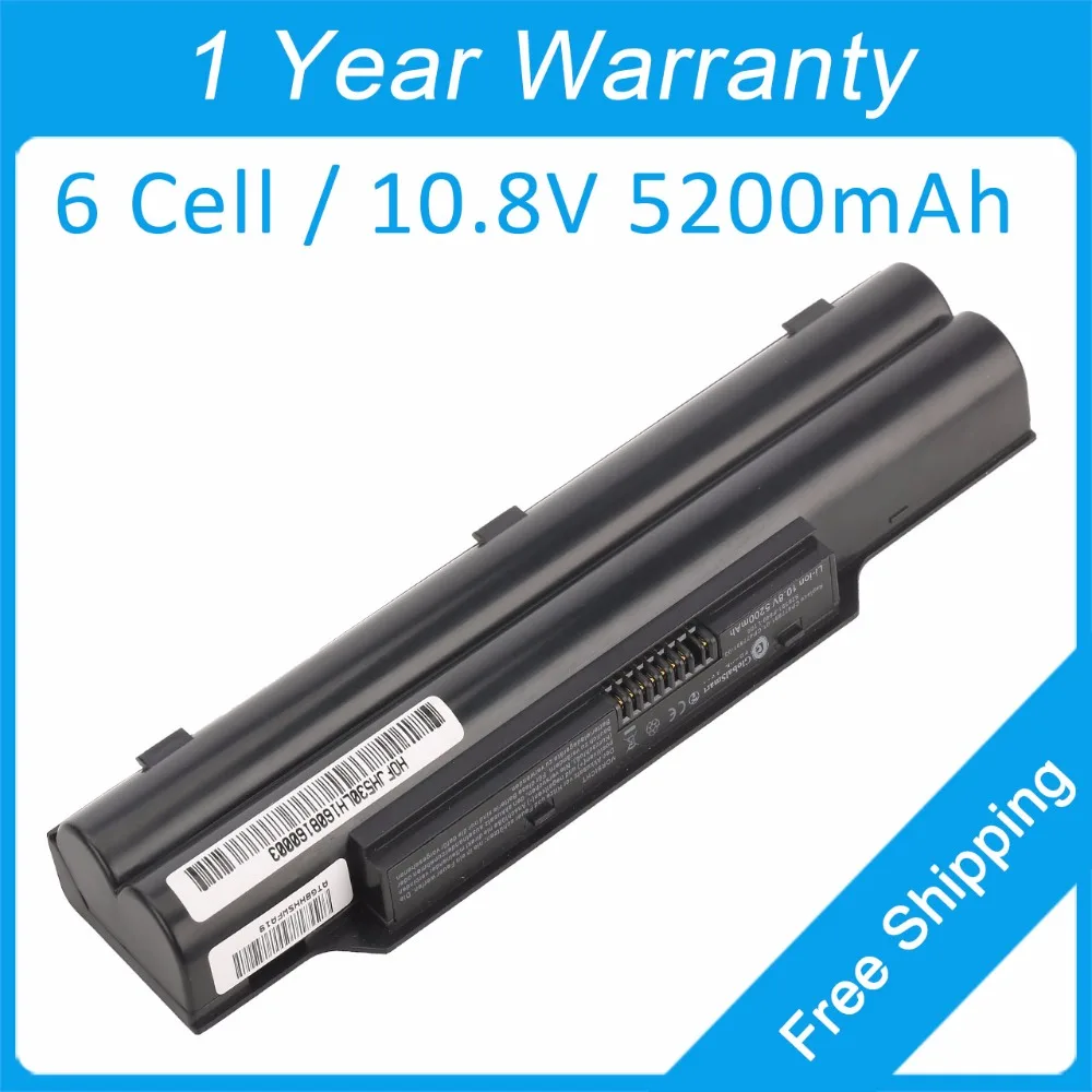 

New 6 cell laptop battery for fujitsu LifeBook A530 A531 LH701 LH52/C LH520 CP477891-01 FMVNBP189 FPCSP274 26391-F495-L100