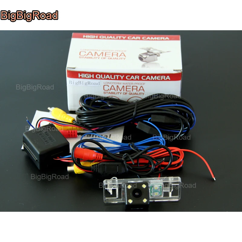 

BigBigRoad Car Rear View Reversing Backup Camera With Power Relay / Filter For Citroen C2 C4 C5 Dispatch DS3 3D Hatchback