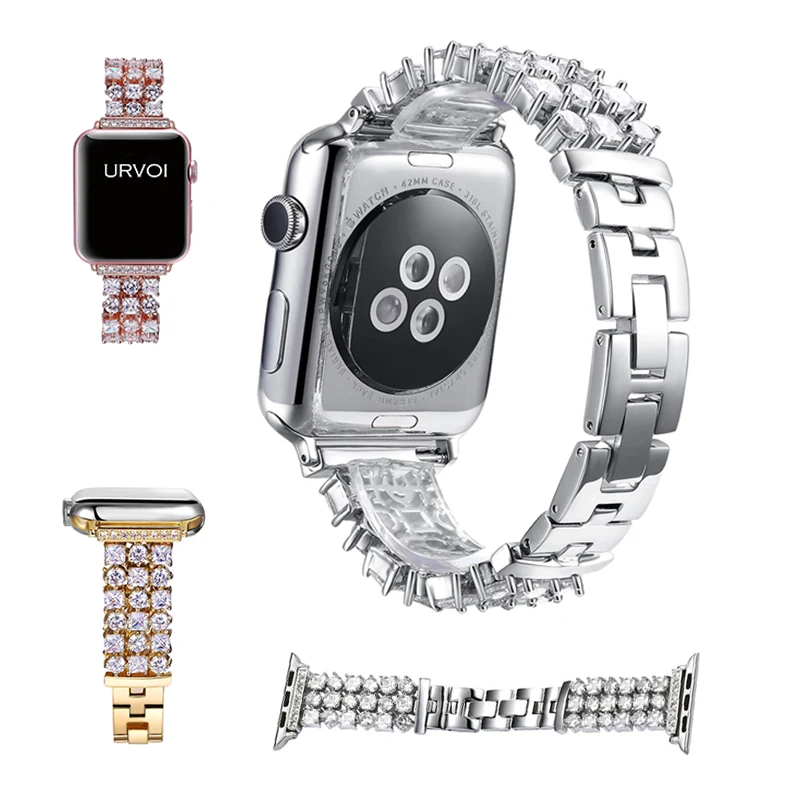 URVOI ремешок для apple watch 1 2 наручные часы из нержавеющей стали соединяющий браслета