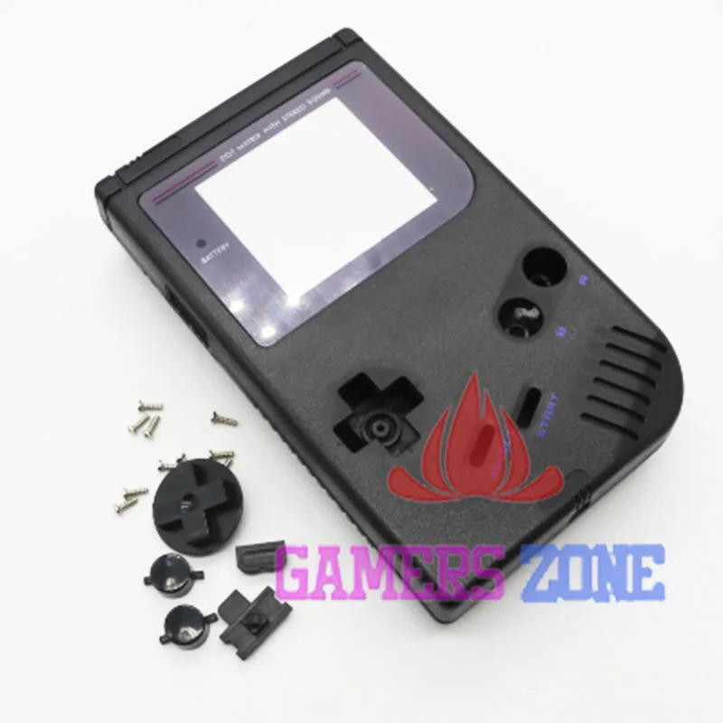 4 шт. черный серый полный корпус Сменный Чехол для ремонта чехол приставки GameBoy GB