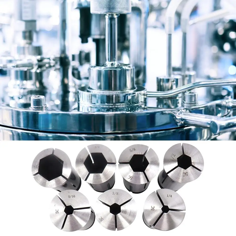 

7Pcs 5C Collet Stop Set For Hardinge Lathes Chuckers Mills CNC Shaft Chuck Positioner Locator