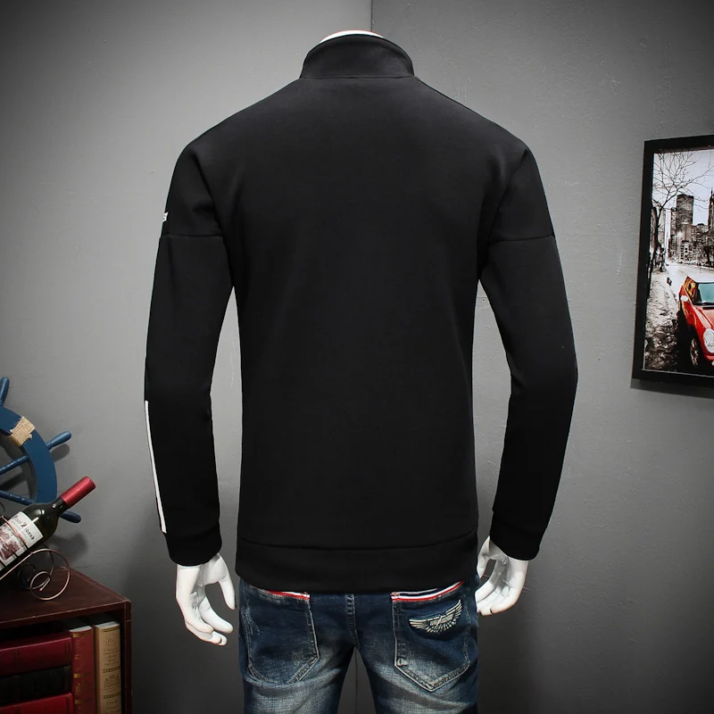 2018 Новый 8XL 7XL 6XL Для мужчин куртка мужской пальто Повседневное Slim Fit мандарин