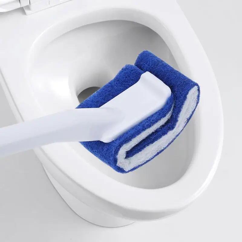 36.5cm Plastic Nylon Fiber Toilet Cleaning Brush Long Handle Scrub Bathroom Accessories Lavatory Tools | Дом и сад