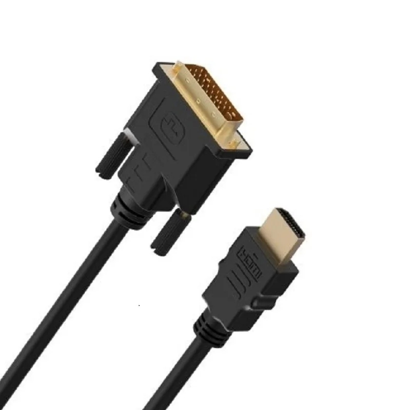 Высокоскоростной адаптер HDMI совместимый с DVI 24 + 1 pin позолоченный кабель Папа папа