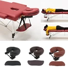 Регулируемая по высоте подставка для лица + подушка для отдыха на лице + подушка для поддержки рук, набор для массажного стола-коричневыйкрасныйчерный на выбор