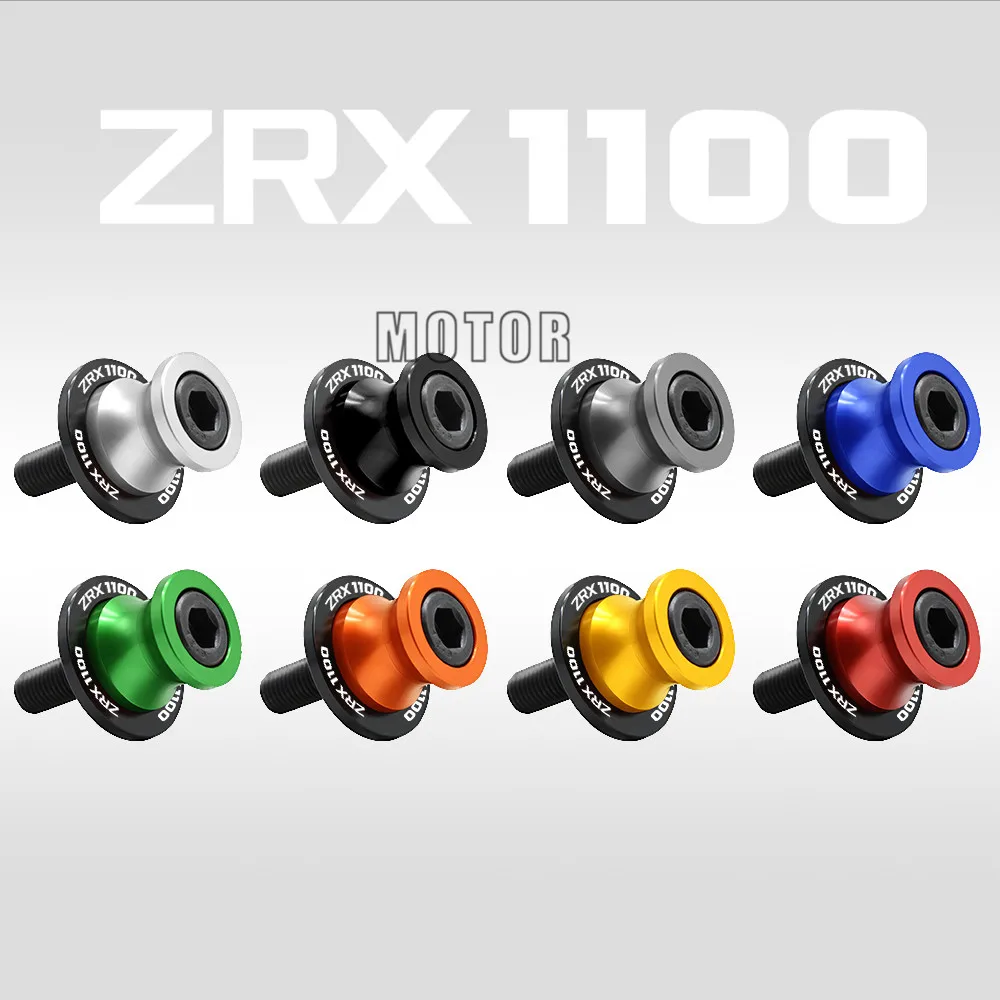 10 мм накладки на мотоцикл Swingarm слайдеры катушки CNC для Kawasaki ZRX1100 1999 2000 ZRX