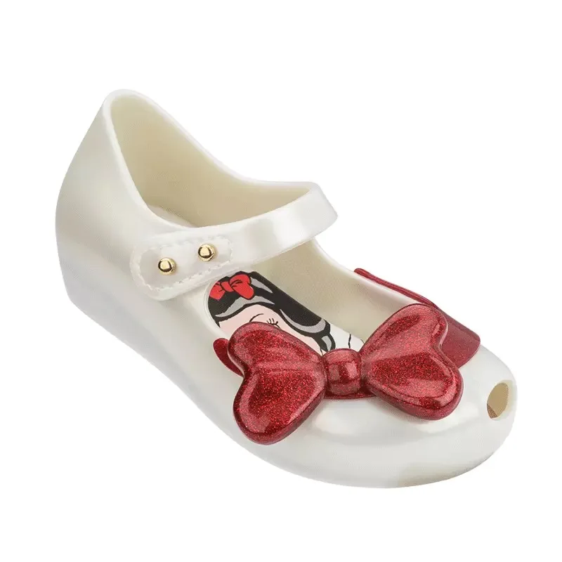 Мини сандалии Melissa с бантом для девочек Новинка 2019 года прозрачные детские