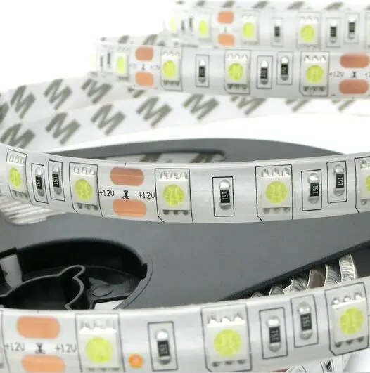 5 м 300LED IP65 Водонепроницаемый 12В SMD 5050 белый/холодный белый/теплый