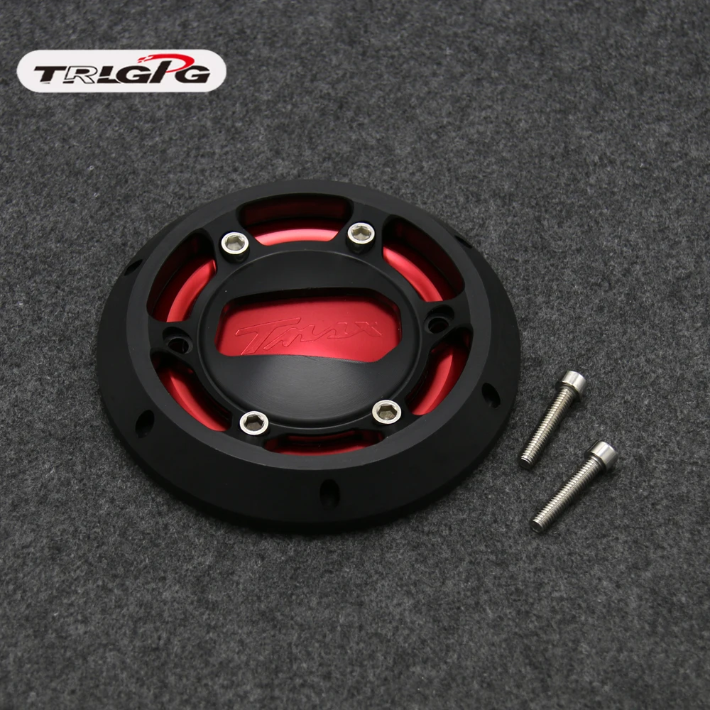 TMAX RED Мотоцикл TMAX Двигатель статора Крышка двигателя с ЧПУ Защитная крышка протектор для Yamaha TMAX 530/500 T-MAX 530/500 TMAX530 TMAX500 - Цвет: TMAX RED
