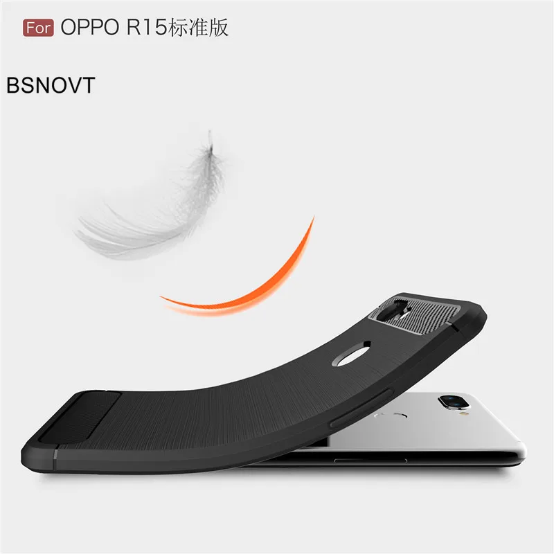 BSNOVT OPPO R15 чехол противоударный силиконовый матовый для телефона телефон Fundas R 15