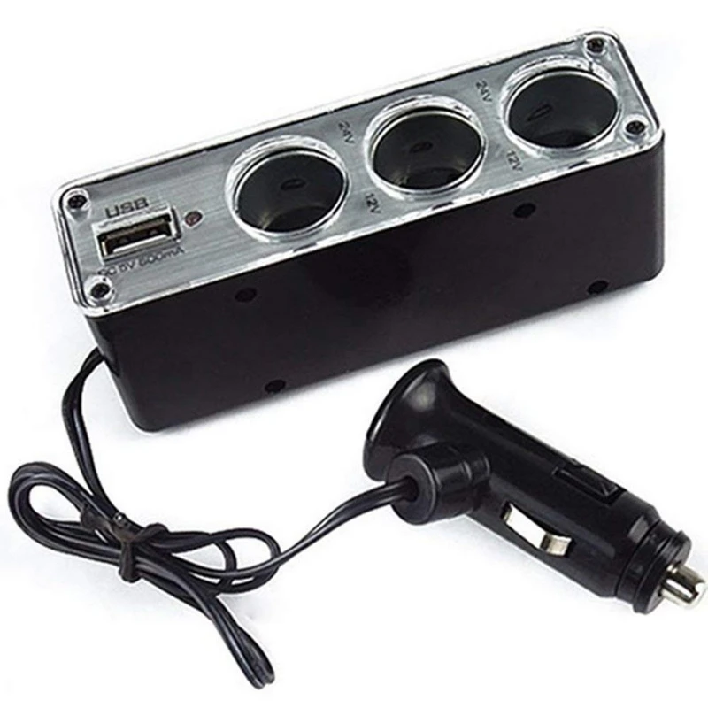 Разветвитель для телефона MP3 DVR 12 24 В|Зажигалка| |
