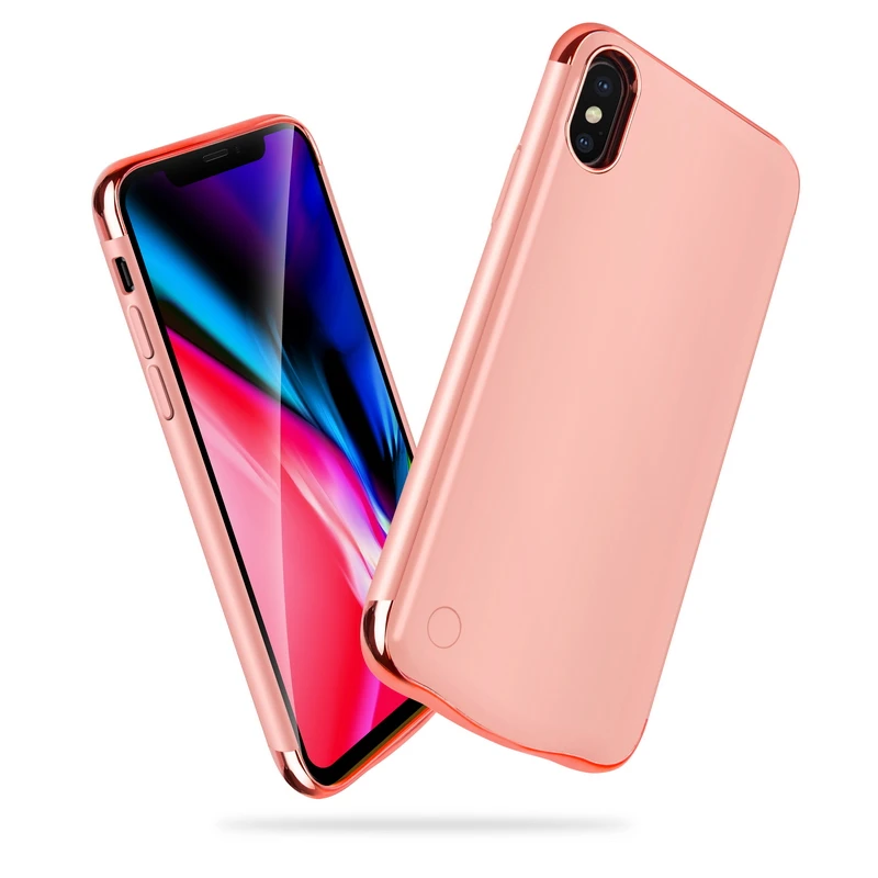 Перезаряжаемый аккумулятор большой емкости 5500 мАч для IPhone X зарядное устройство